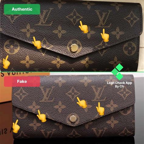 how to know if lv wallet is authentic|real lv wallet.